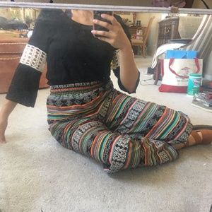 Flare Multicolored Pants